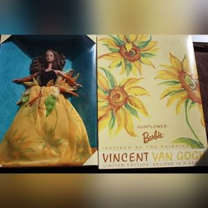 1998 Vincent Van Gogh Sunflower Barbie